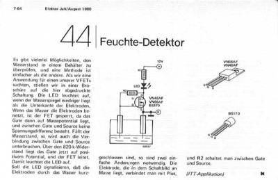 Feuchte-Detektor (Wasser)