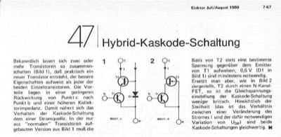 Hybrid-Kaskode-Schaltung