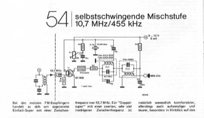 Selbstschwingende Mischstufe (10,7MHz/455kHz)