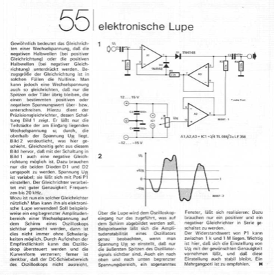 Elektronische Lupe (Präzisions-Gleichrichter)