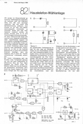Haustelefon-Wählanlage