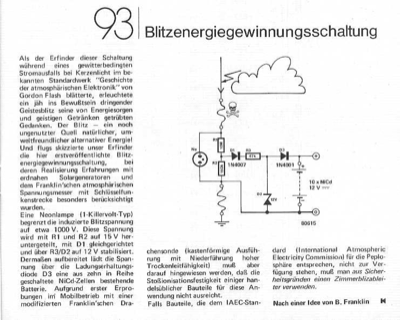 Blitz-Energie-Gewinnungsschaltung (Scherz)