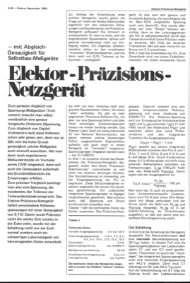 Elektor-Präzisions-Netzgerät (0-25V mit 0,1%, 0 bis 2A mit 0,075%, mit LH0075)