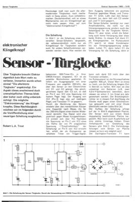 Sensor-Türglocke (mit 2x 7555)