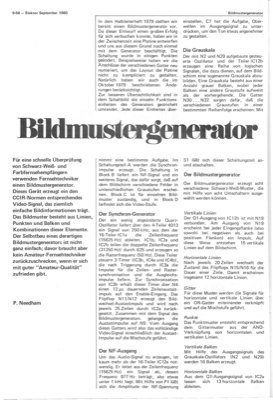 Bildmustergenerator (nach CCIR-Norm schwarz/weiss)