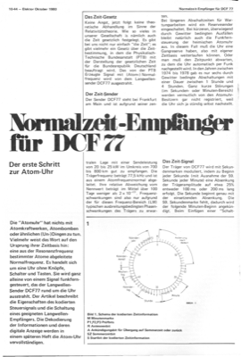 Normalzeit-Empfänger für DCF77 (mit TCA440, 4060)