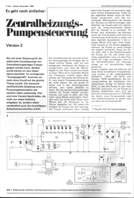 Zentralheizungs-Pumpensteuerung (einfachere Version als im Juniheft 80)