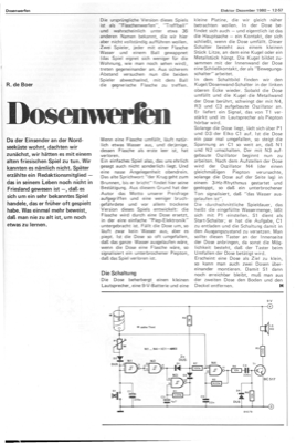 Dosenwerfen (Umfallen der Dose löst Tonoszillator aus)