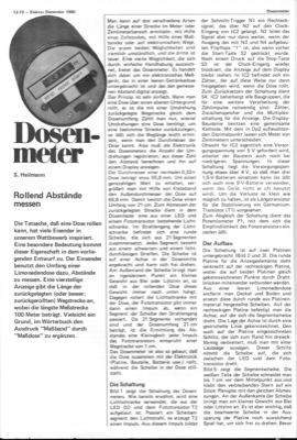 Dosenmeter (Umdrehungen rollender Getränkedose zählen, Wegmessung)