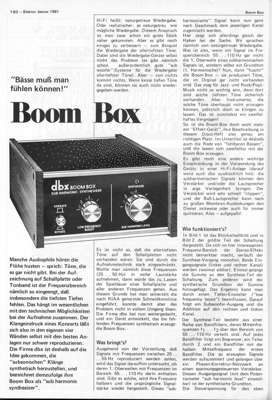 Boom Box (Audio, Bässe erzeugen)