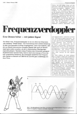 Frequenzverdoppler (Musik, Gitarre)