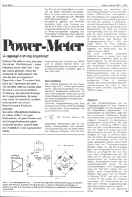 Power-Meter (Audio-Ausgangsleistung anzeigen)