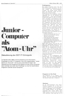 DCF-Uhr mit Junior-Computer