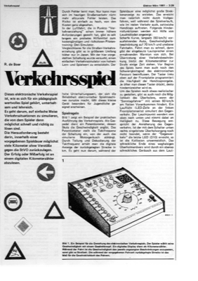 Verkehrsspiel (Geschicklichkeitsspiel)