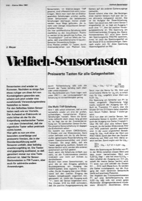 Vielfach-Sensortasten ( )