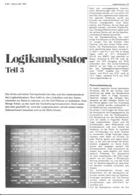 Logikanalysator, Teil 3