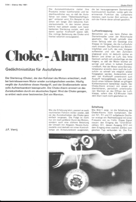 Choke-Alarm (Auto)