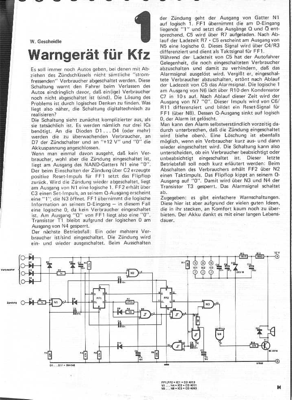 Auto-Stromverbraucher-Warngerät