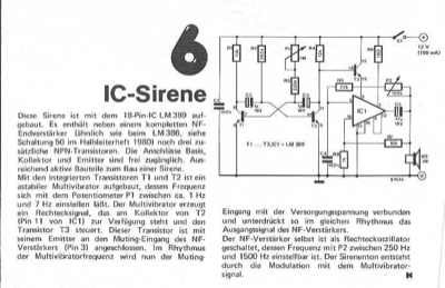 IC-Sirene (LM386)