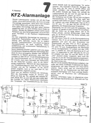 Auto-Alarmanlage (Türkontakt)