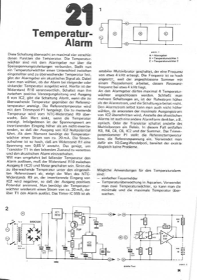 Temperatur-Alarm (NTC, 555)