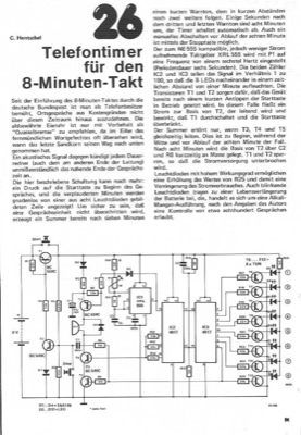 Telefon-Timer für 8-Minuten-Takt (4017)