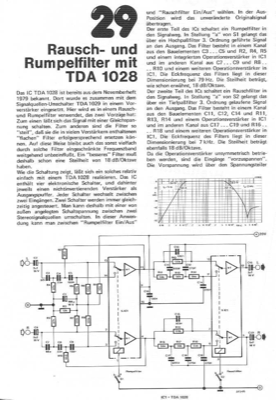 Rumpel-Rausch-Filter (TDA1028)