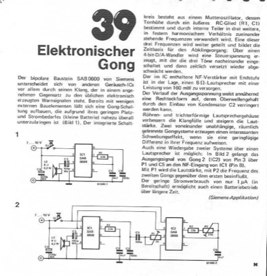 Elektronischer Gong