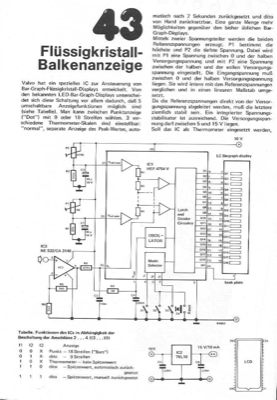 Flüssig-Kristall-Balken-Anzeige (HEF4754V)