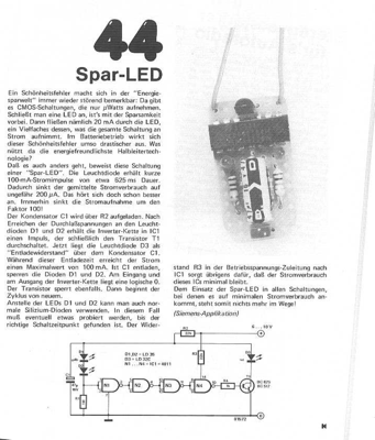 Spar-LED (gepulst)