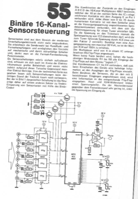 Binäre 16-Kanal-Sensorsteuerung (4044, 4067)