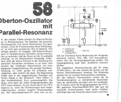 Oberton-Oszillator (45MHz)