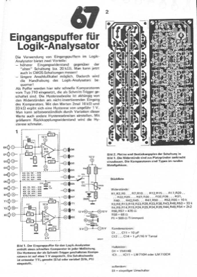 Eingangspuffer für Logik-Analysator