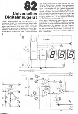 Universelles Digital-Messgerät (CA3162)