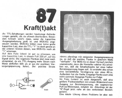 TTL-MOS-Anpassung (kapazitiv)