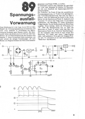 Spannungs-Ausfall-Vorwarnung (5V 15mS)