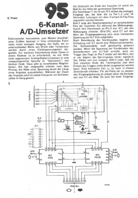6-Kanal-A/D-Umsetzer (uA9708)