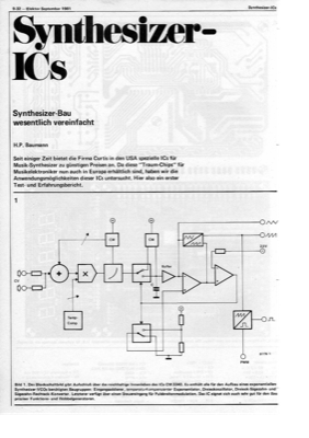Synthesizer-ICs, Teil 1