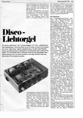 Disco-Lichtorgel