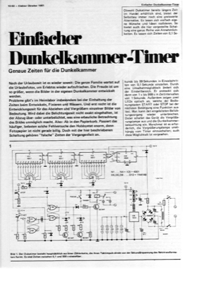 Dunkelkammer-Timer