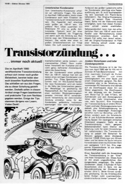 Transistorzündung (Auto)