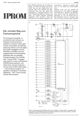 IPROM (RAM im EPROM-Sockel, 6116)