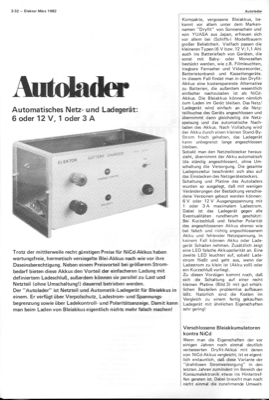 Autolader (Bleiakku-Ladegerät, 723)