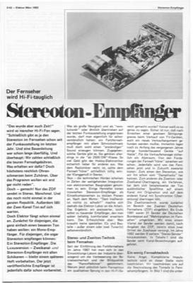 Stereoton-Empfänger (Fernsehton, TV, HiFi)