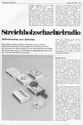 Streichholzschachtelradio (ZN414)