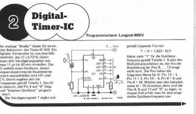 Digital-Timer-IC (7210)