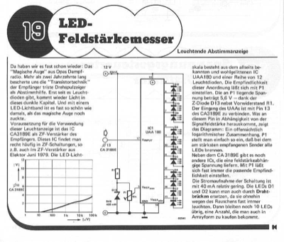 LED-Feldstärkemesser (CA3189E)