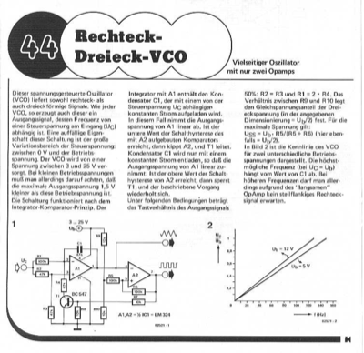 Rechteck-Dreieck-VCO
