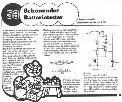 Batteriekontrolle (LED)