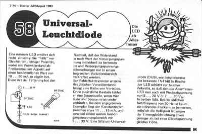 Universal-Leuchtdiode (LED bis 30V)